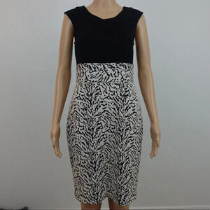 CALVIN KLEIN color block dress